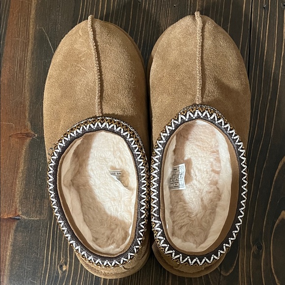 UGG Brown Suede Slip-On Clogs, Tasman II - Picture 2 of 4